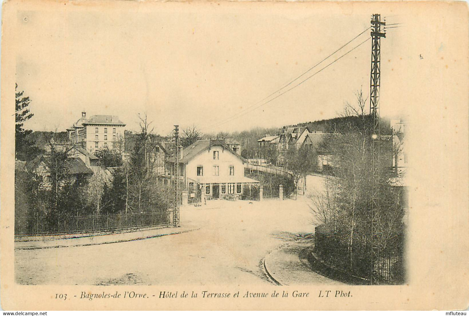 61* BAGNOLES DE LORNE  Hotel De La Terrasse  Av De La Gare   RL11.1259 - Other & Unclassified