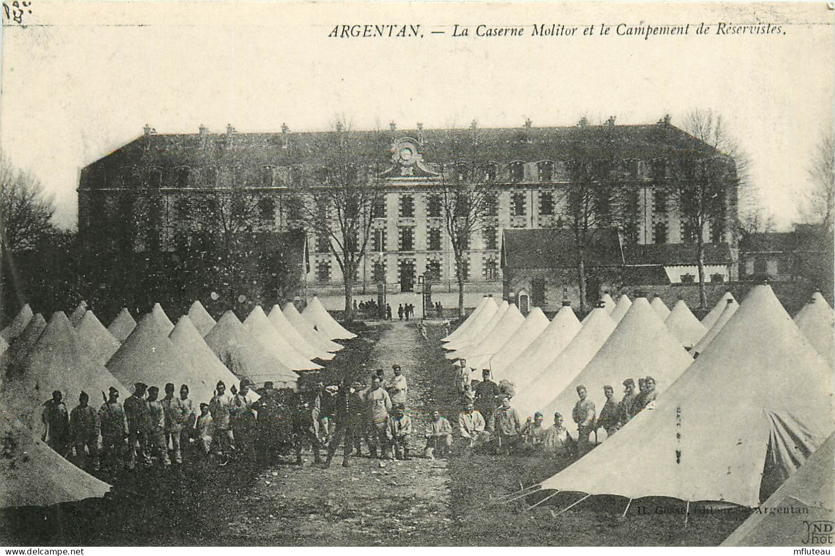 61* ARGENTAN Caserne Mobile Et Campement De Reservistes   RL11.1233 - Barracks