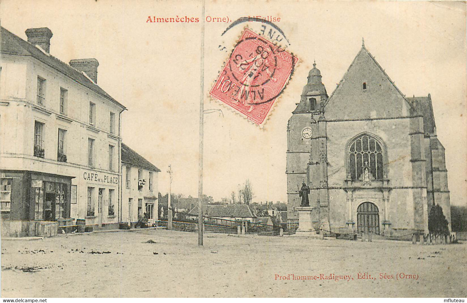 61* ALMENECHES  Eglise      RL11.1222 - Alencon