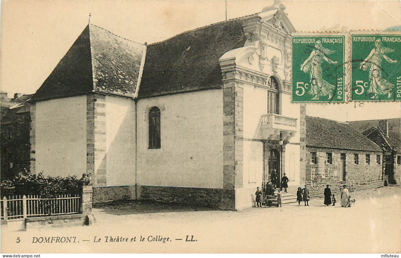61* DOMFRONT Le Theatre Et  Le College       RL11.1209 - Domfront