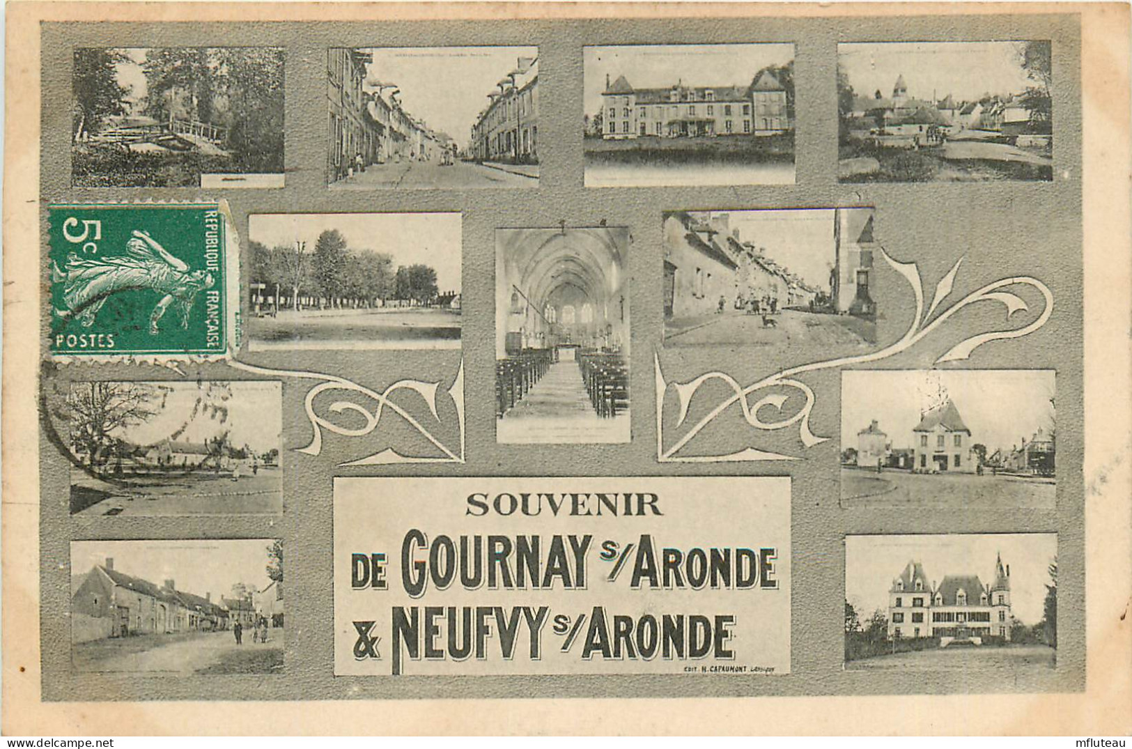 60* GOURNAY  Et NEUVY EN ARONDE « souvenir » Multivues RL11.1192 - Other & Unclassified