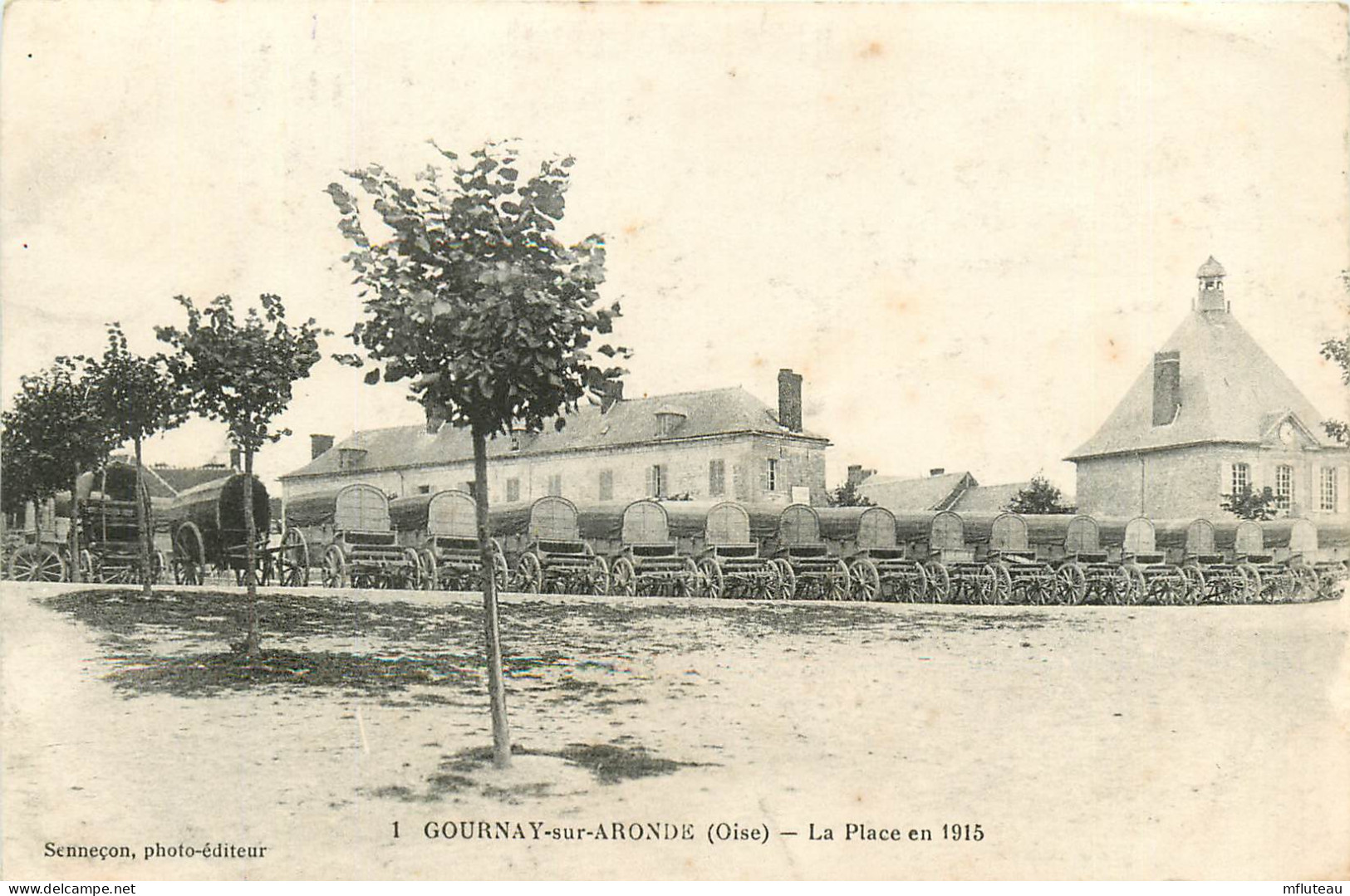 60* GOURNAY EN ARONDE La Place En 1915    RL11.1188 - War 1914-18