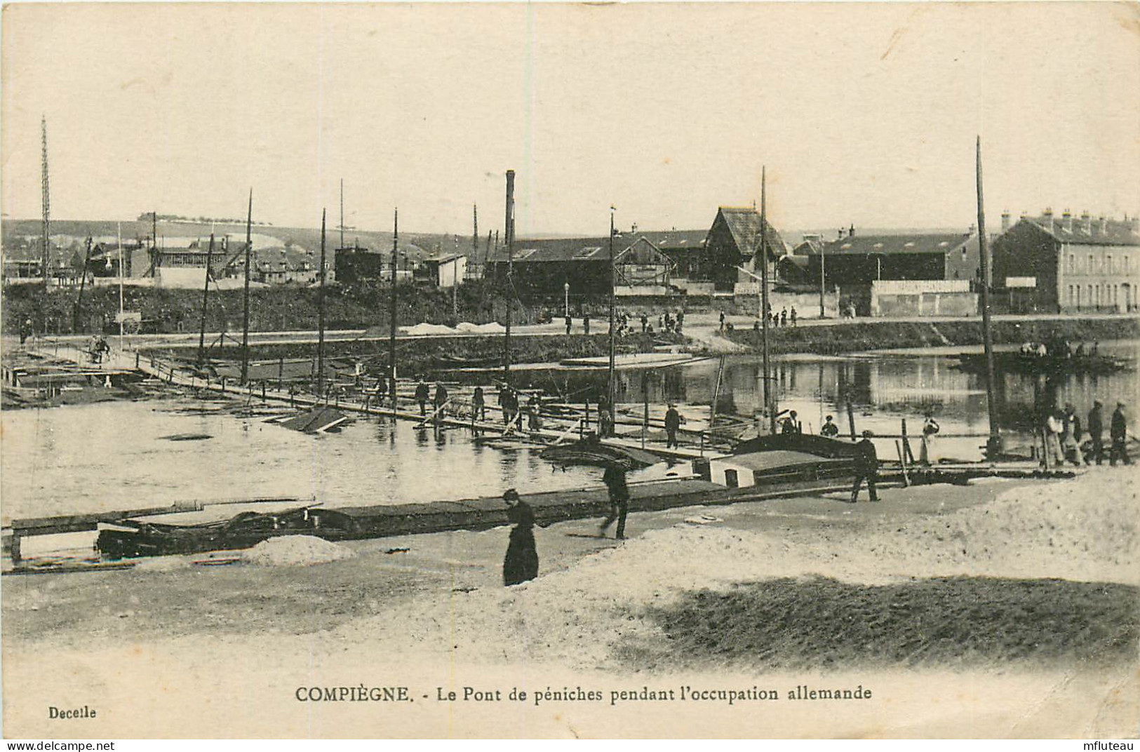 60* COMPIEGNE Pont De Peniches Pendant Occupation Allemande   RL11.1170 - Compiegne