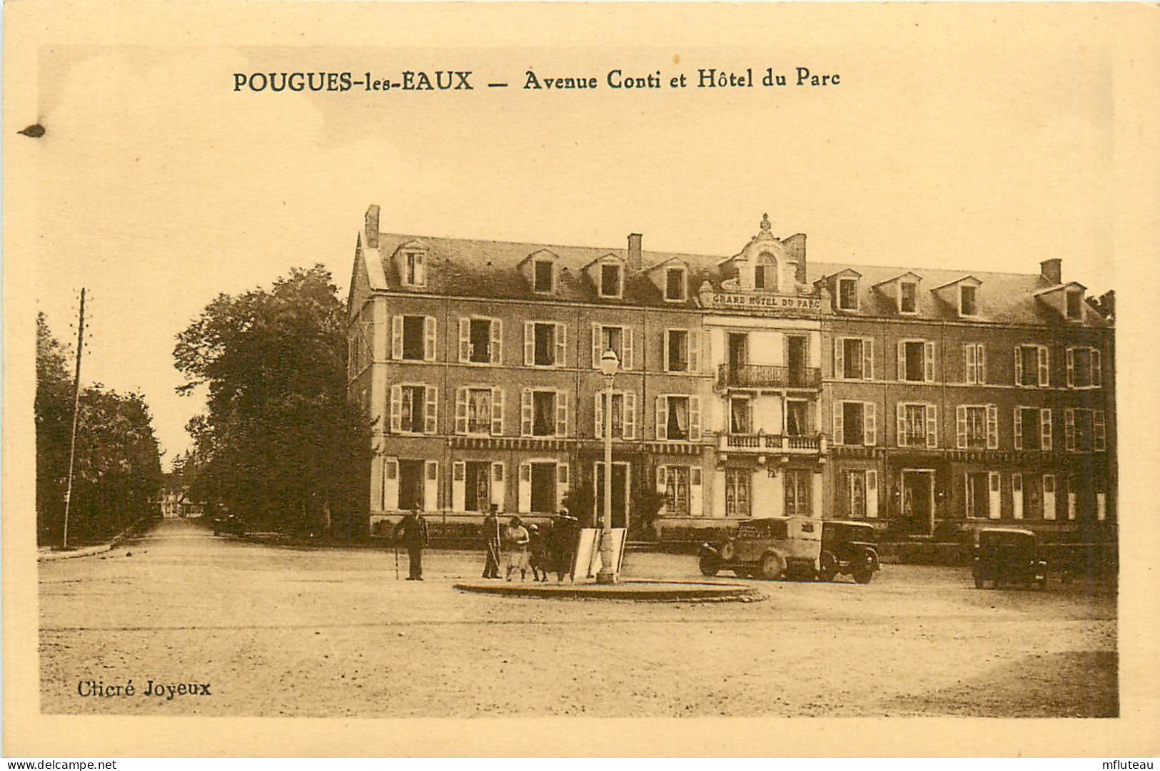 58* POUGES LES EAUX  Hotel Du Parc        RL11.0982 - Pougues Les Eaux