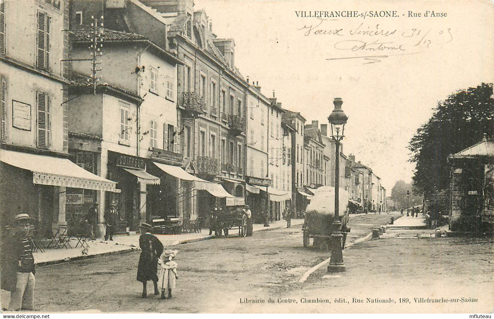 69* VILLEFRANCHE S/SAONE Rue D Anse     RL12.0581 - Villefranche-sur-Saone