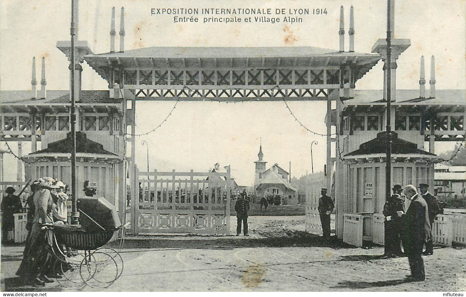 69* LYON Expo 1914  Entree Village Alpin     RL12.0545 - Other & Unclassified