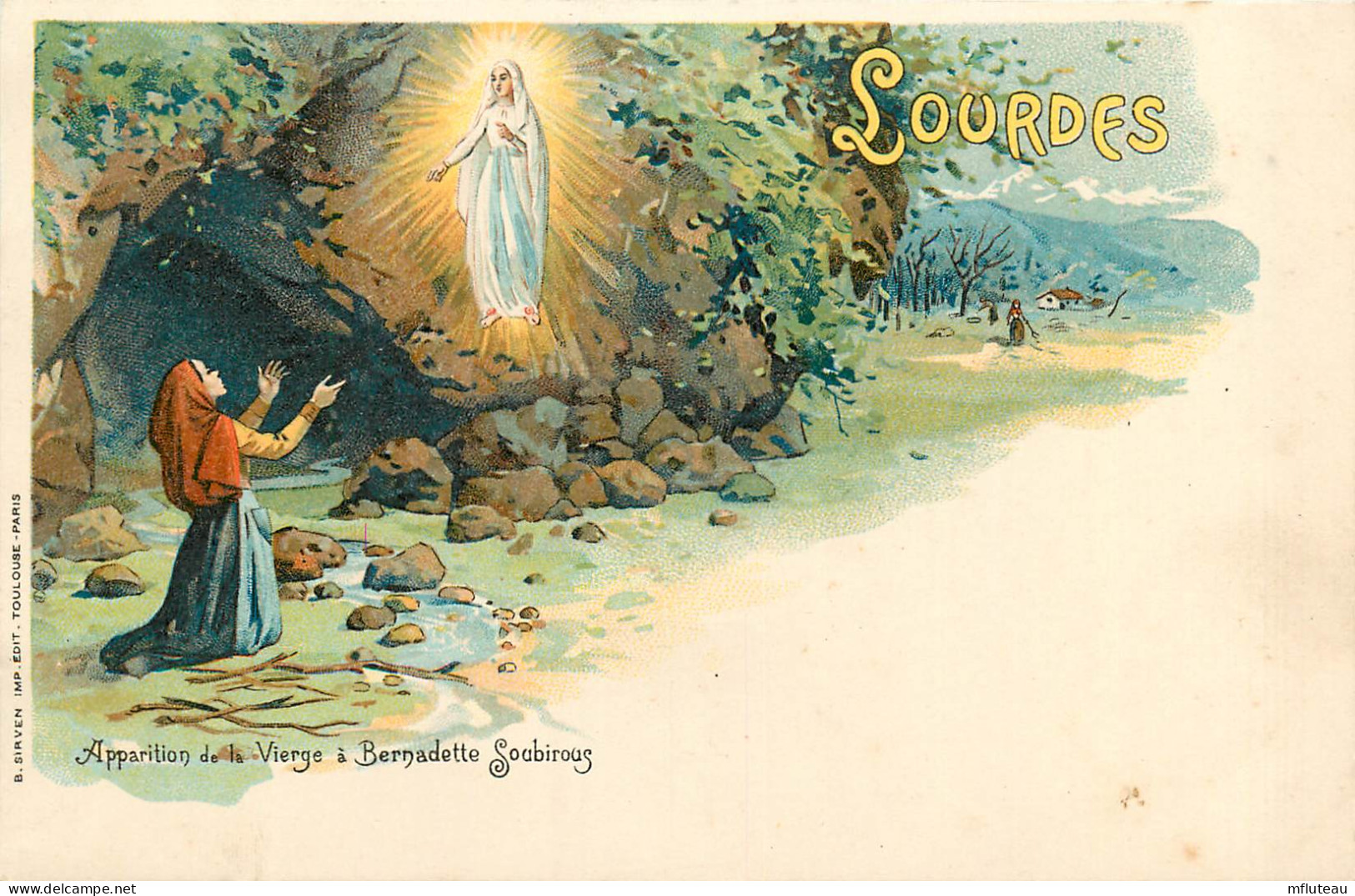 65* LOURDES Apparition A Bernadette      RL12.0446 - Lourdes