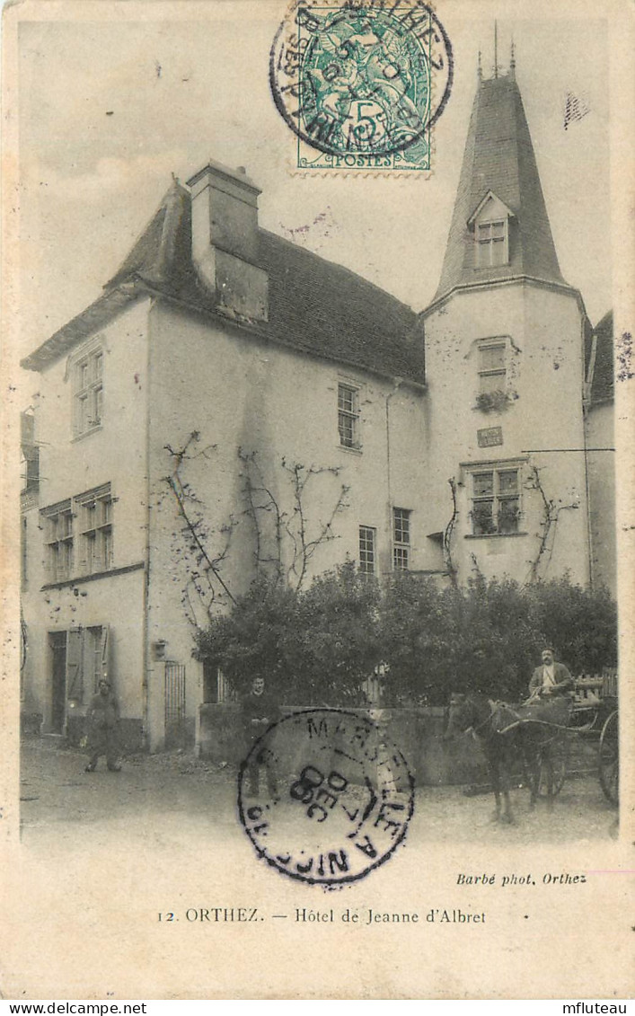 64* ORTHEZ  Hotel De Jeanne D Albret     RL12.0360 - Orthez