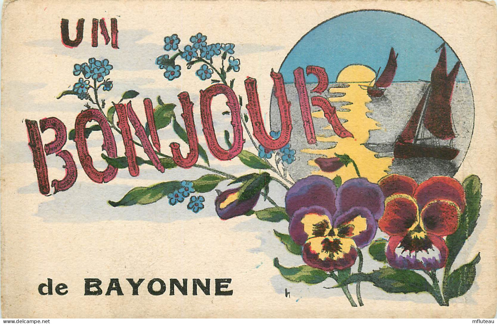 64* BAYONNE  Un Bonjour     RL12.0272 - Bayonne