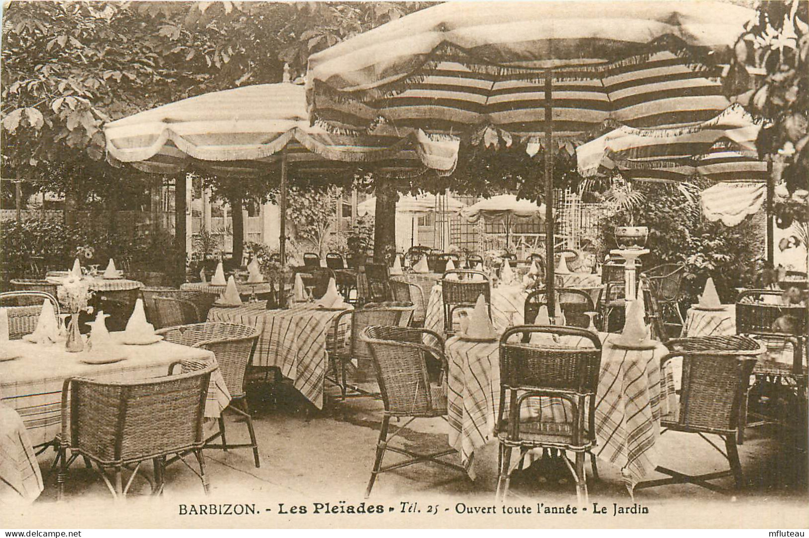 77* BARBIZON  »les Pleiades »   Le Jardin     RL12.1288 - Barbizon