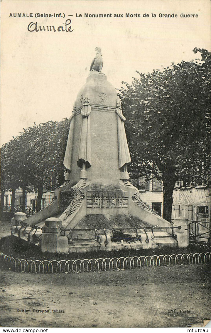 76* AUMALE  Monument Aux Morts     RL12.1066 - Aumale