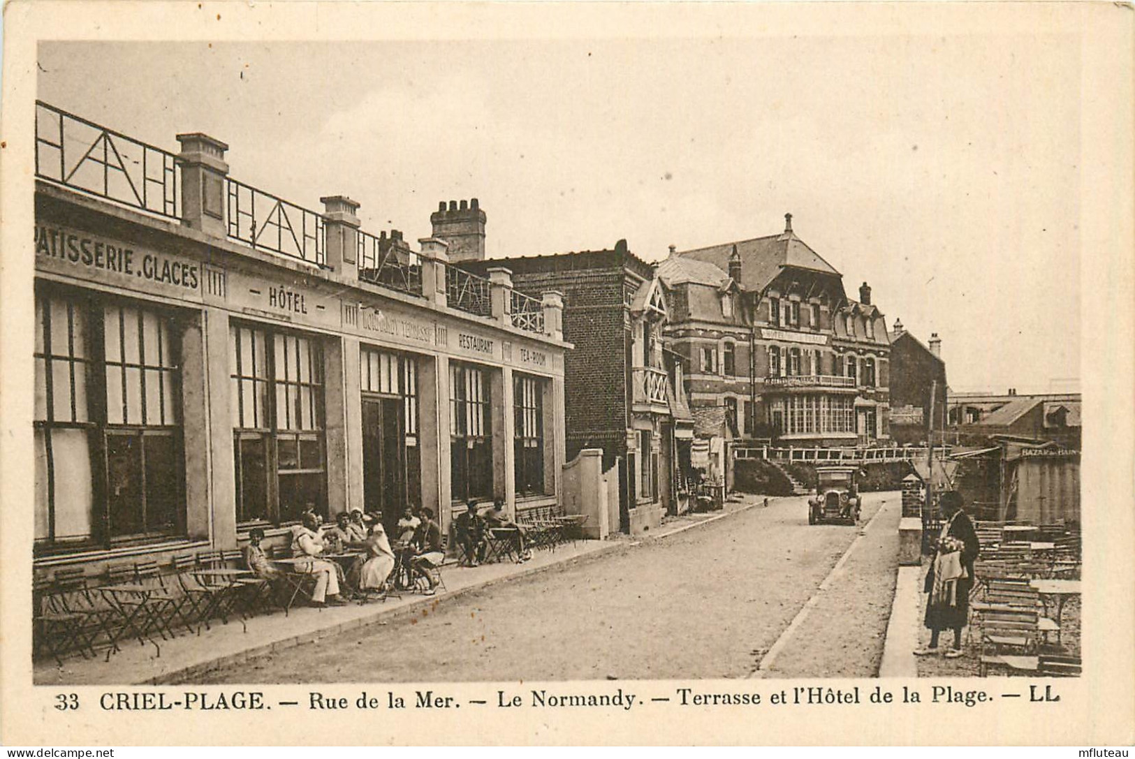 76* CRIEL PLAGE  Rue De La Mer « le Normandy »    RL12.1062 - Criel Sur Mer