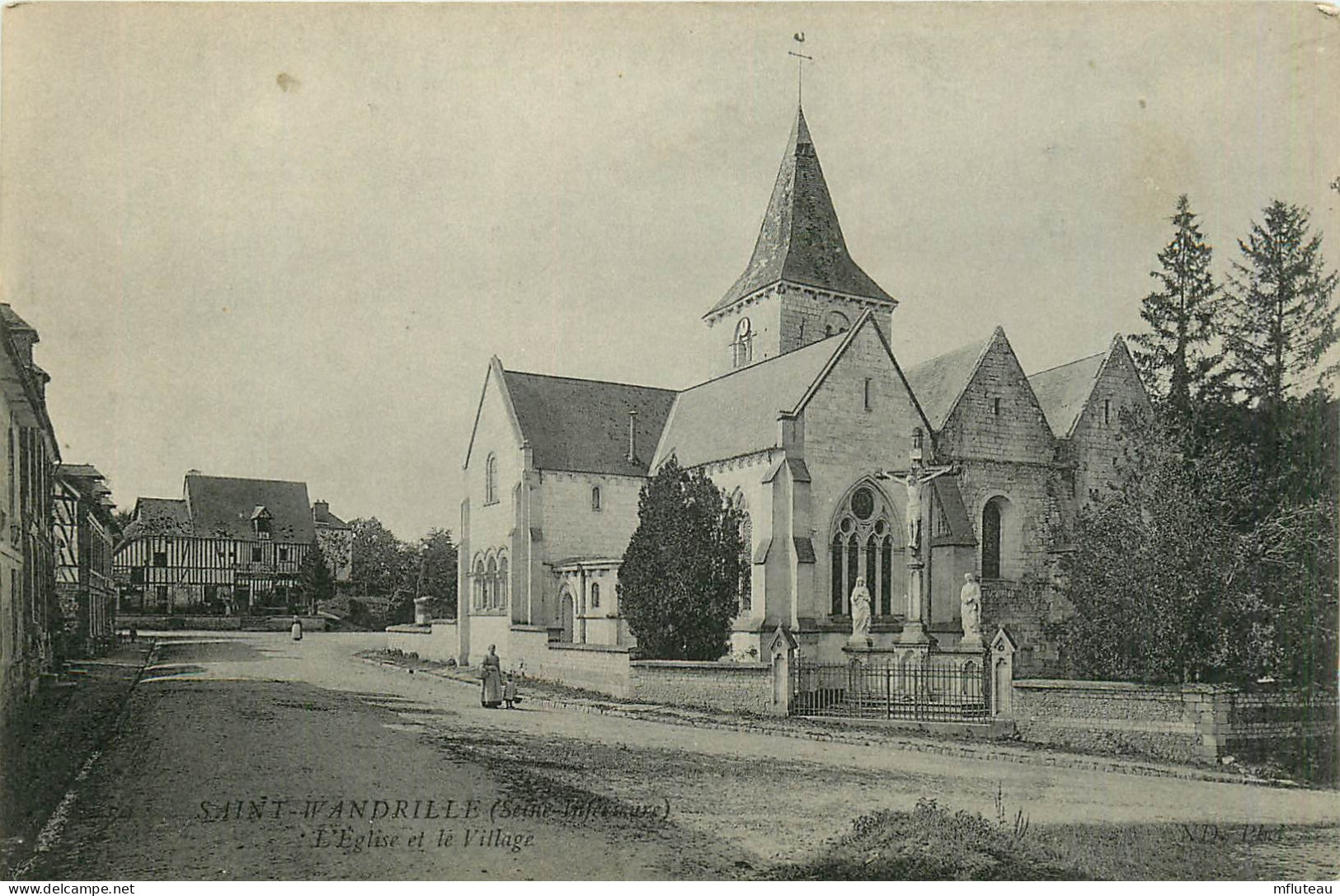 76* ST WANDRILLE  Eglise    RL12.1027 - Saint-Wandrille-Rançon