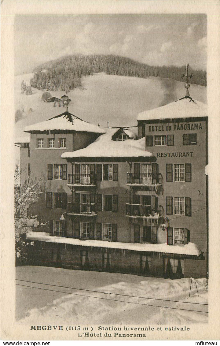 74* MEGEVE  Hotel Du Panorama     RL12.0918 - Megève