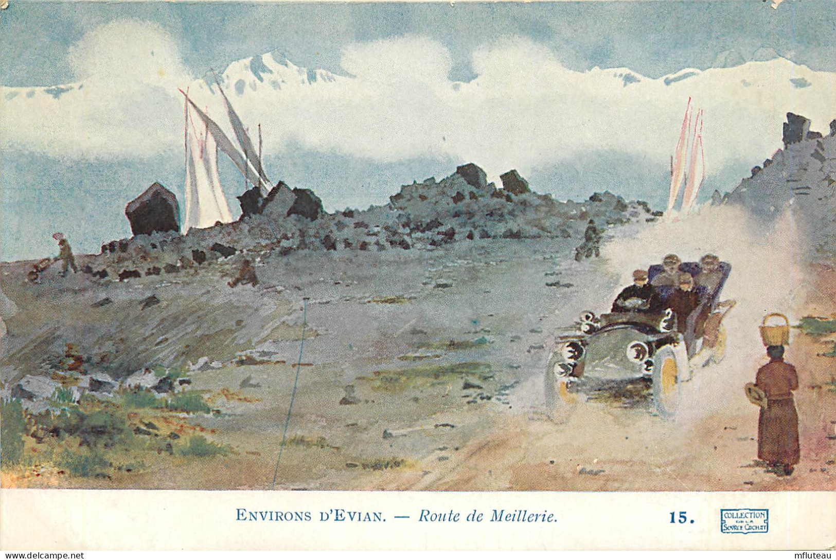 74* EVIAN Route De La Meillerie  (illustree)    RL12.0896 - Evian-les-Bains