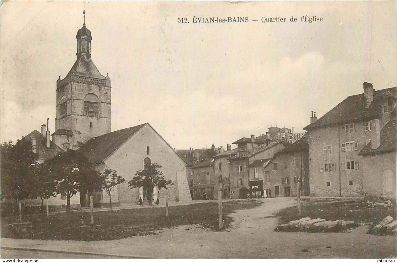 74* EVIAN LES BAINS  Quartier De L Eglise    RL12.0873 - Evian-les-Bains
