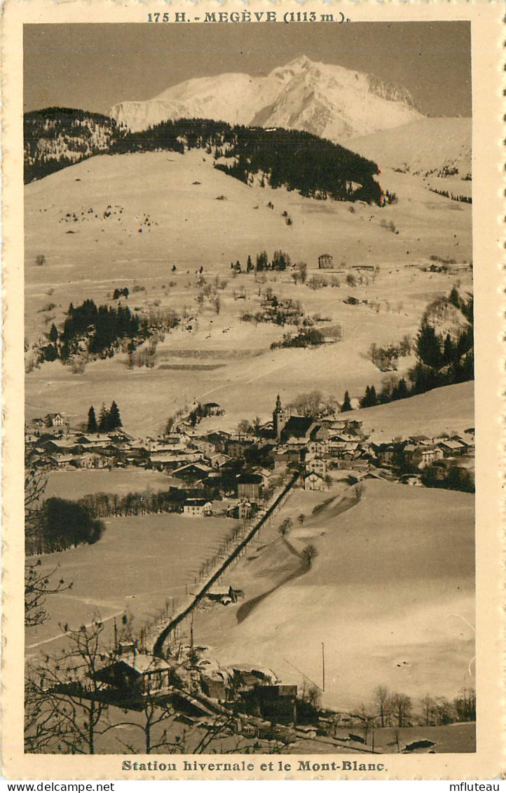 74* MEGEVE  Station -  Vue Generale    RL12.0870 - Megève