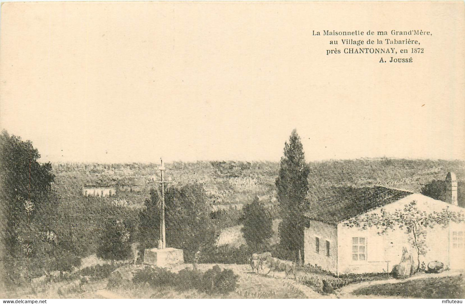 85* CHANTONNAY  Village De La Tabatiere En 1872     RL13.0465 - Chantonnay