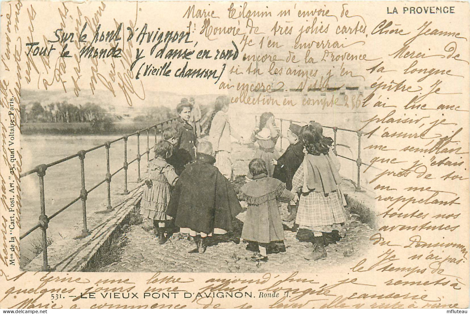 84* AVIGNON  Le Vieux Pont   - Ronde Enfants      RL13.0462 - Avignon (Palais & Pont)