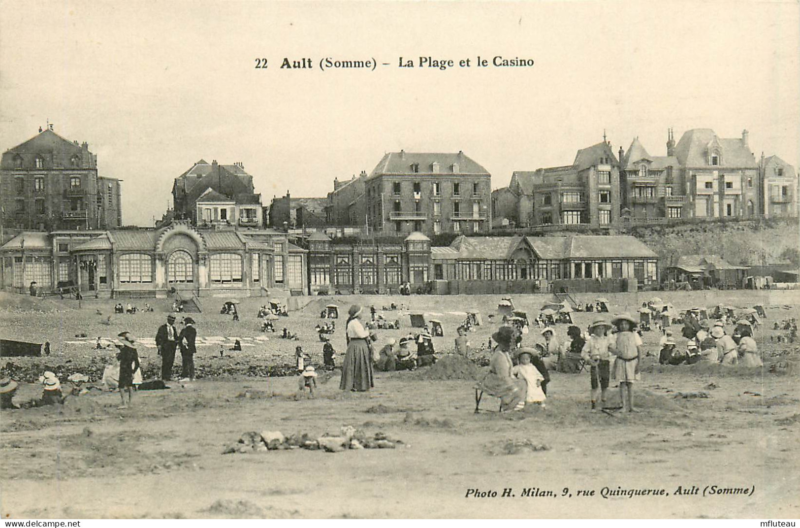 80* AULT  La Plage    Et Casino  RL13.0329 - Ault