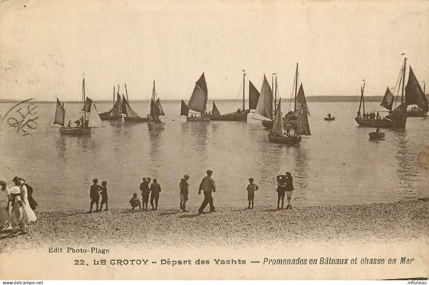 80* LE CROTOY  Depart Des Yachts RL13.0310 - Le Crotoy