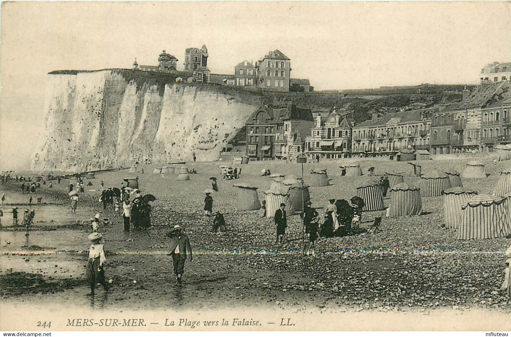 80* MERS S/MER  Plage  - Falaises     RL13.0305 - Mers Les Bains