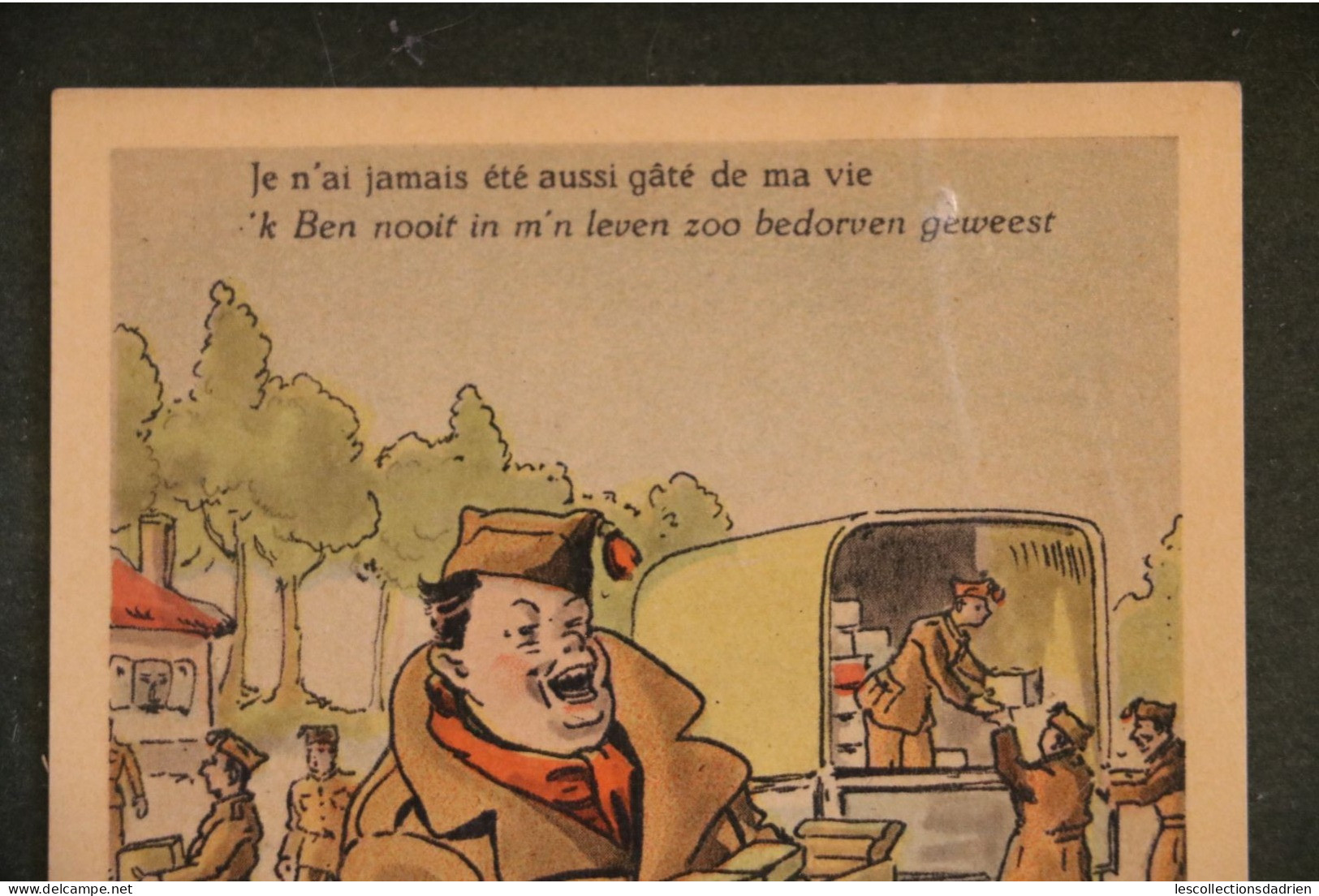 Carte Postale Humorisitque Militaires Soldats Radio Livres Soldaten  H.d B 337 - Humour