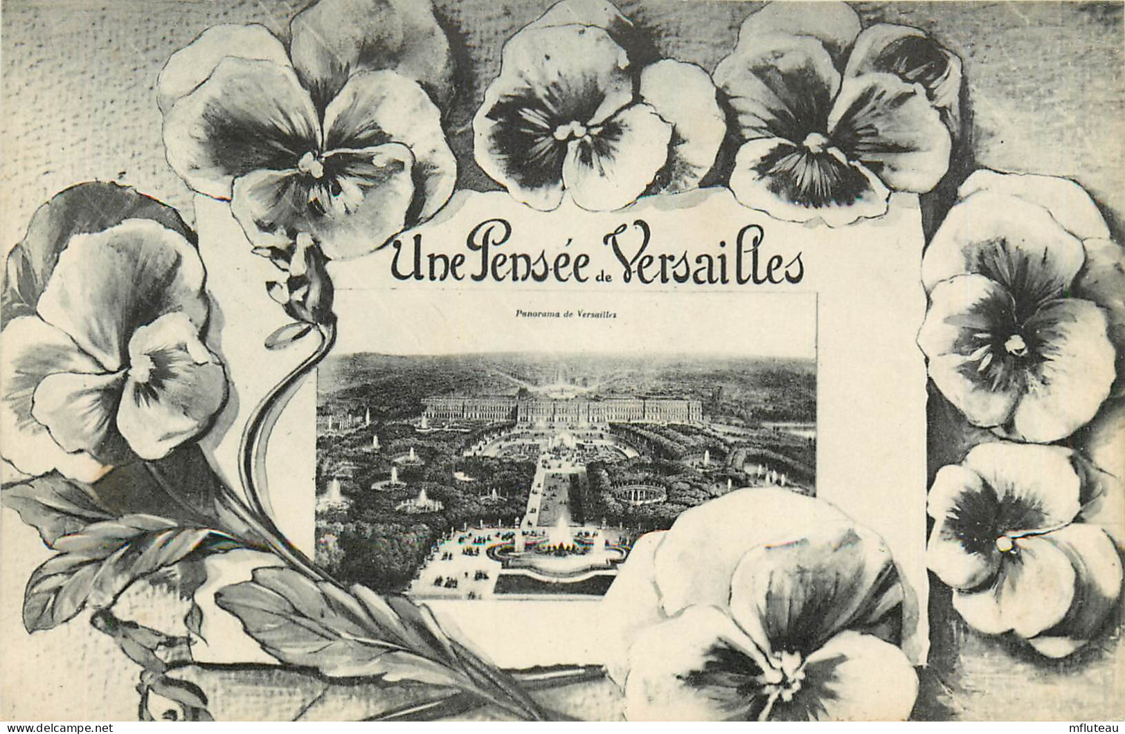 78* VERSAILLES  «  Une Pensee »     RL13.0183 - Versailles