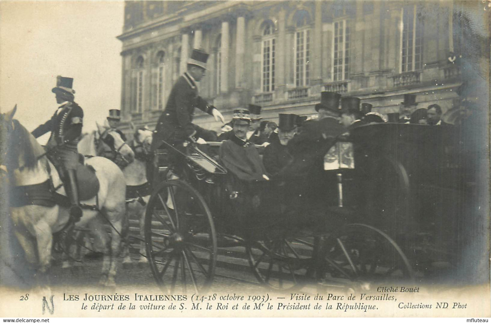 78* VERSAILLES Journees Italiennes  Voiture Du Roi Et President Republique     RL13.0141 - Versailles