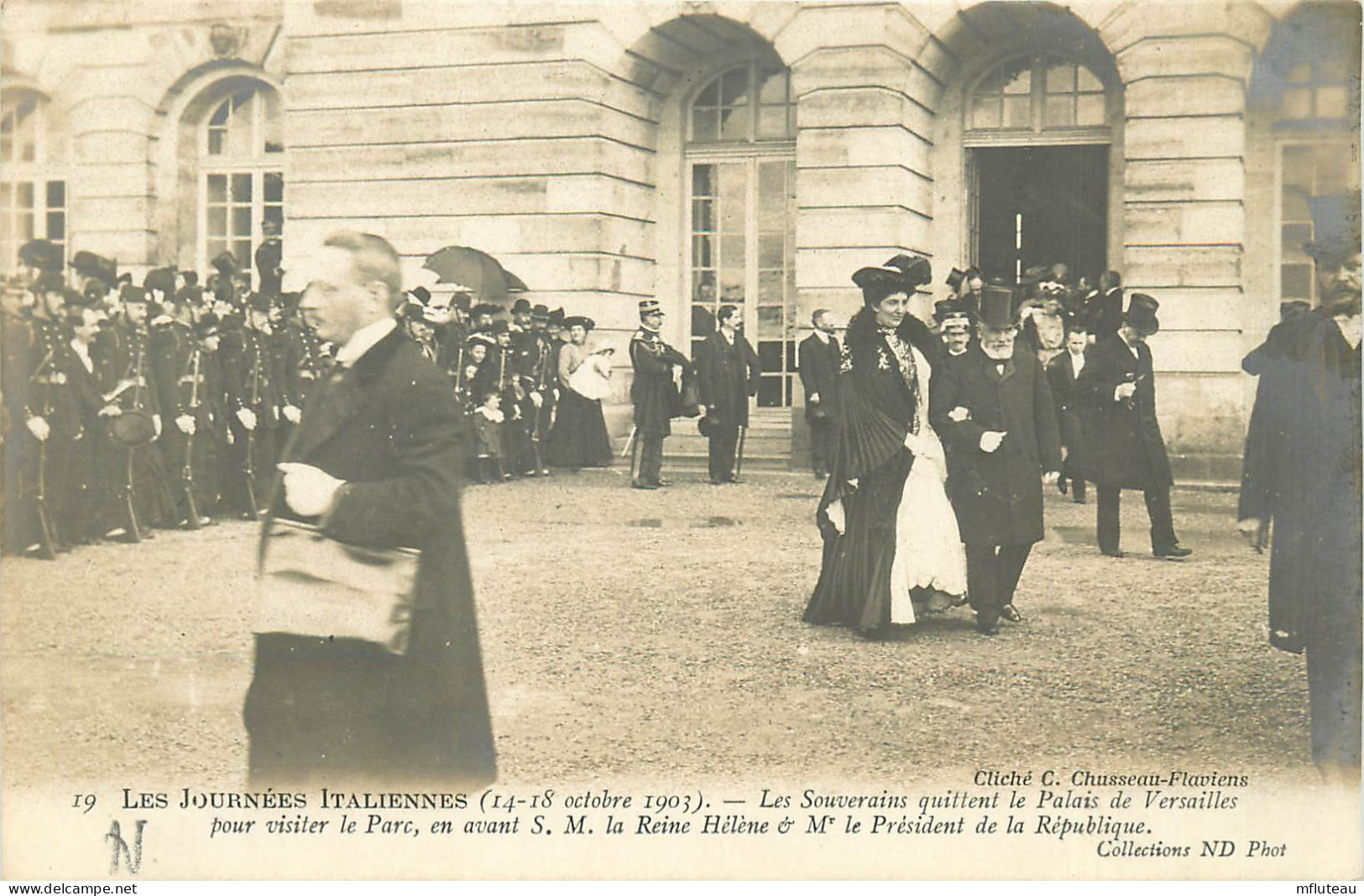 78* VERSAILLES Journees Italiennes  S.M  La Reine Et President Republique     RL13.0142 - Versailles