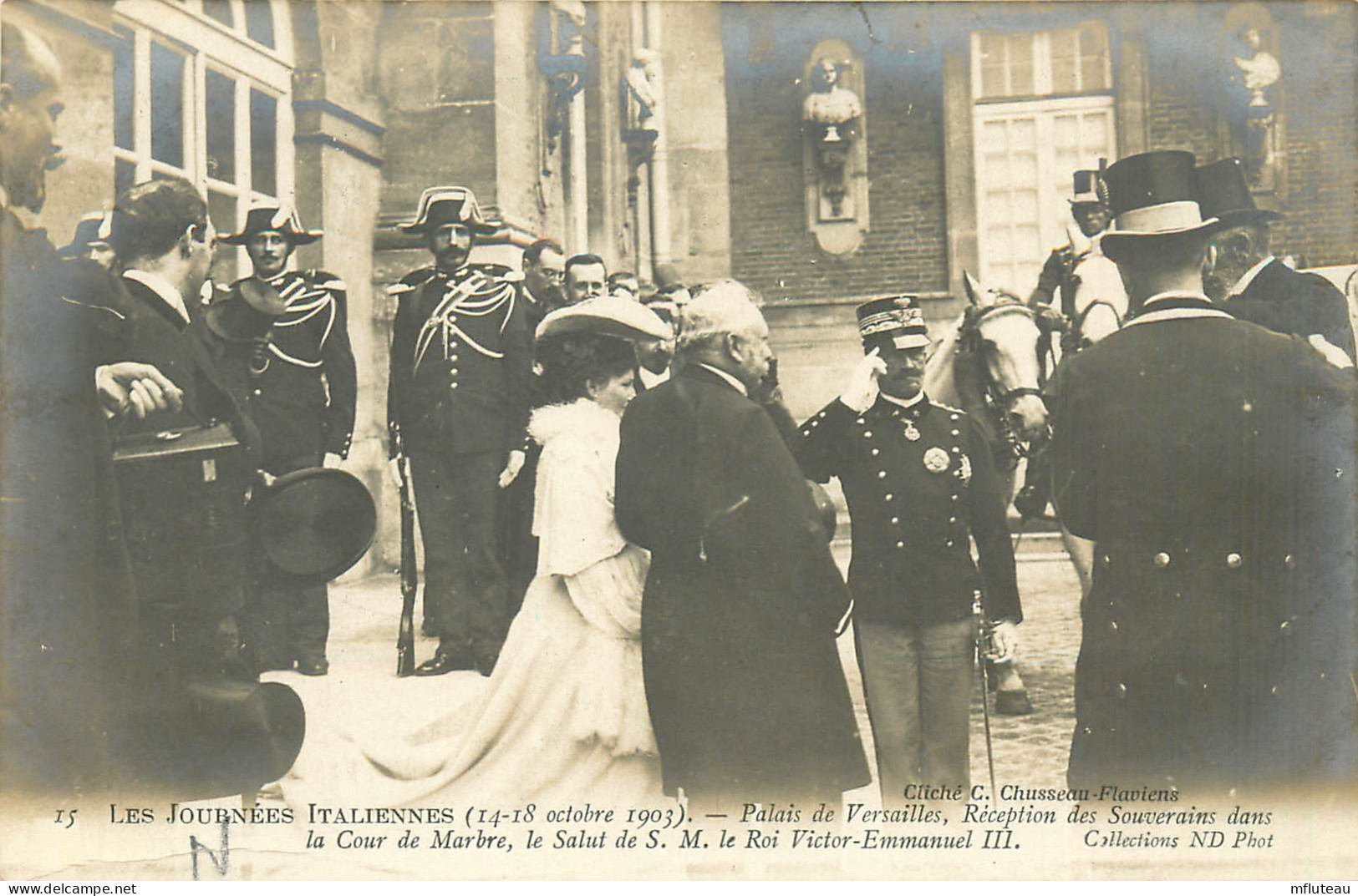 78* VERSAILLES Journees Italiennes -  Reception Roi Victor Emmanuel III   RL13.0140 - Versailles