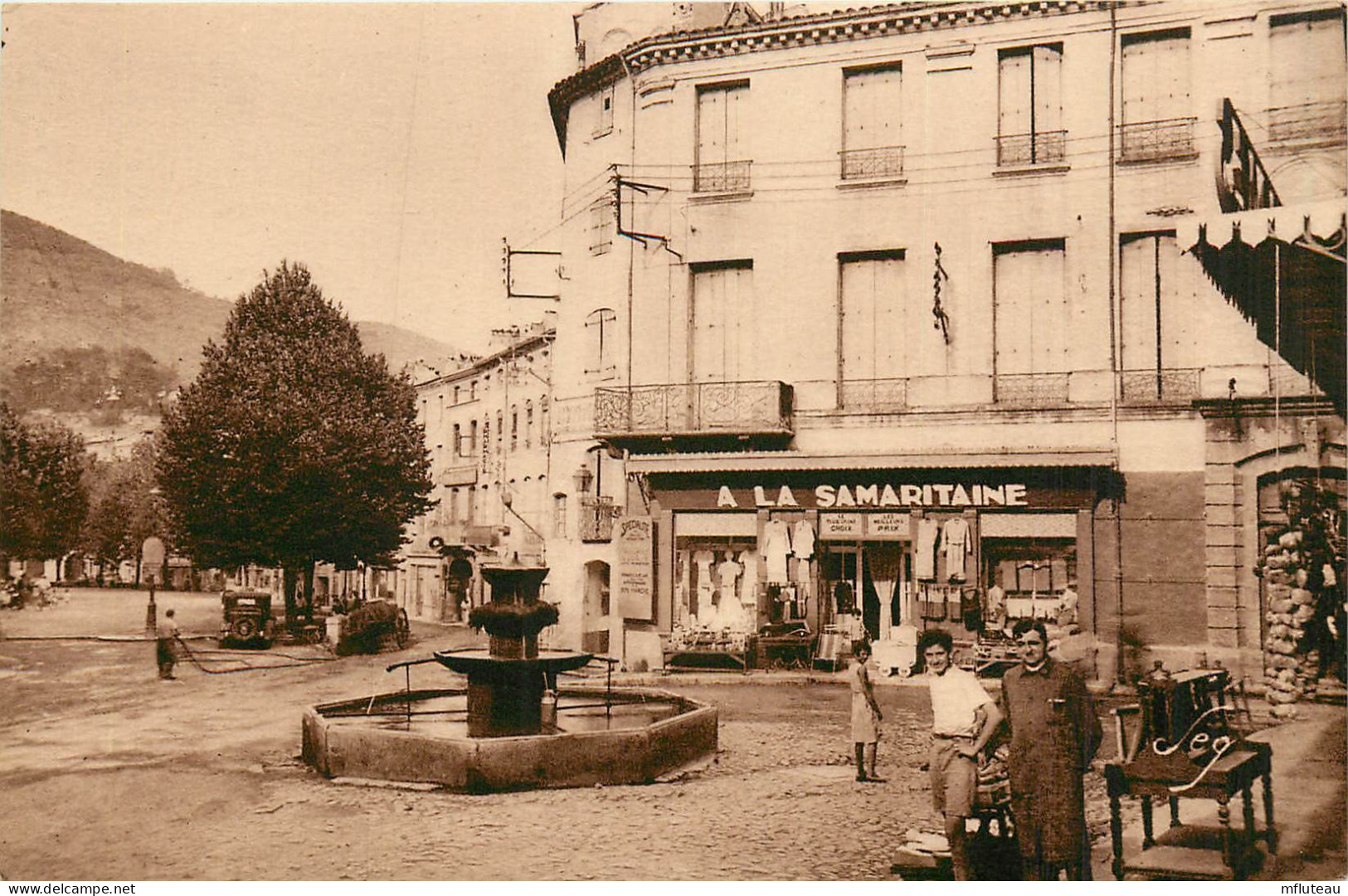 30* LE VIGAN  « la Samaritaine »  Au Verso « menu »    RL12.1405 - Le Vigan