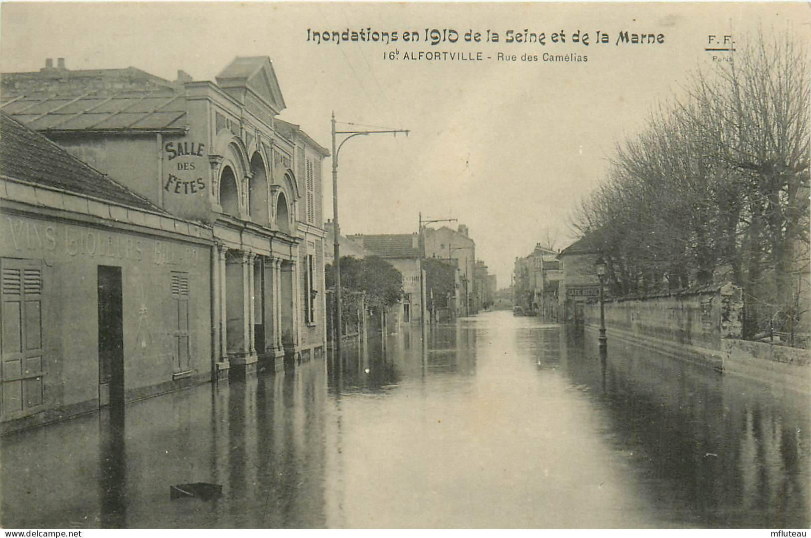 94* ALFORTVILLE  Crue 1910 -   Rue Des Camelias   RL13.1057 - Alfortville