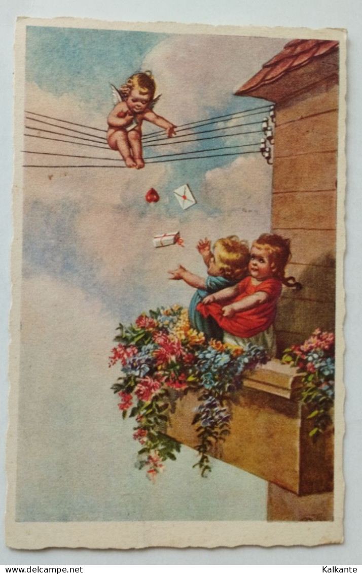 BAMBINI SUL BALCONE - 1925 - Cartes Humoristiques