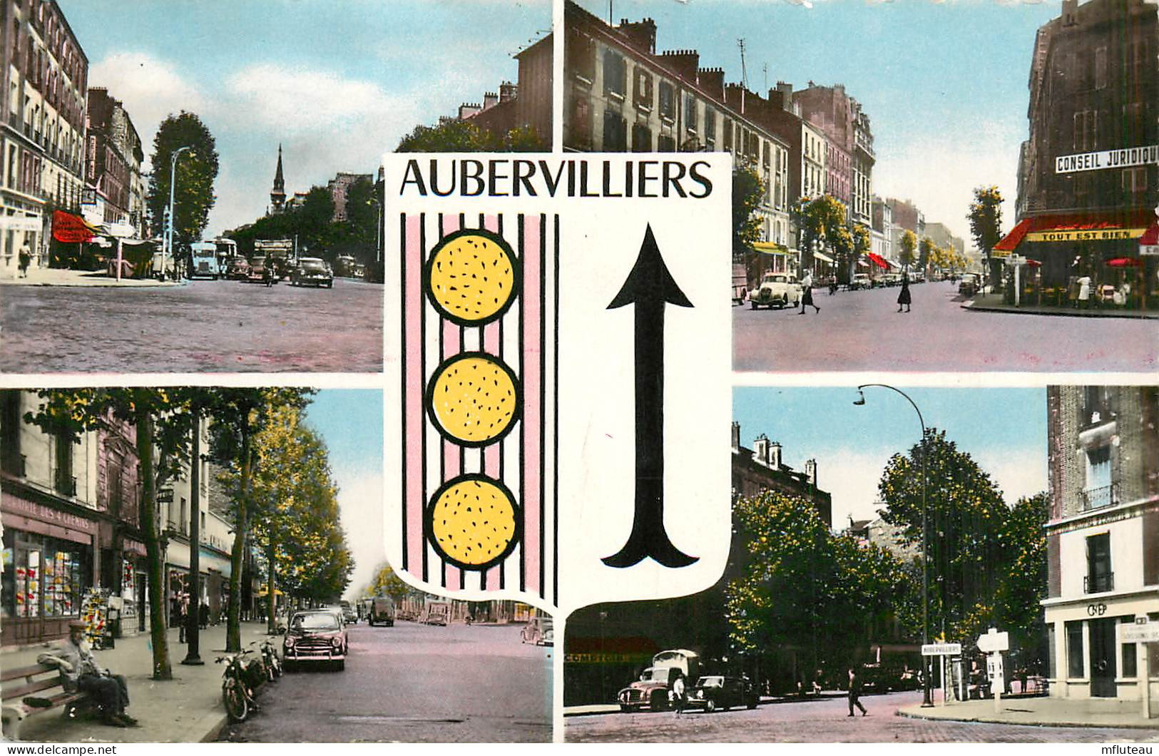 93* AUBERVILLIERS  Multivues  (CPSM 9x14cm)     RL13.1005 - Aubervilliers