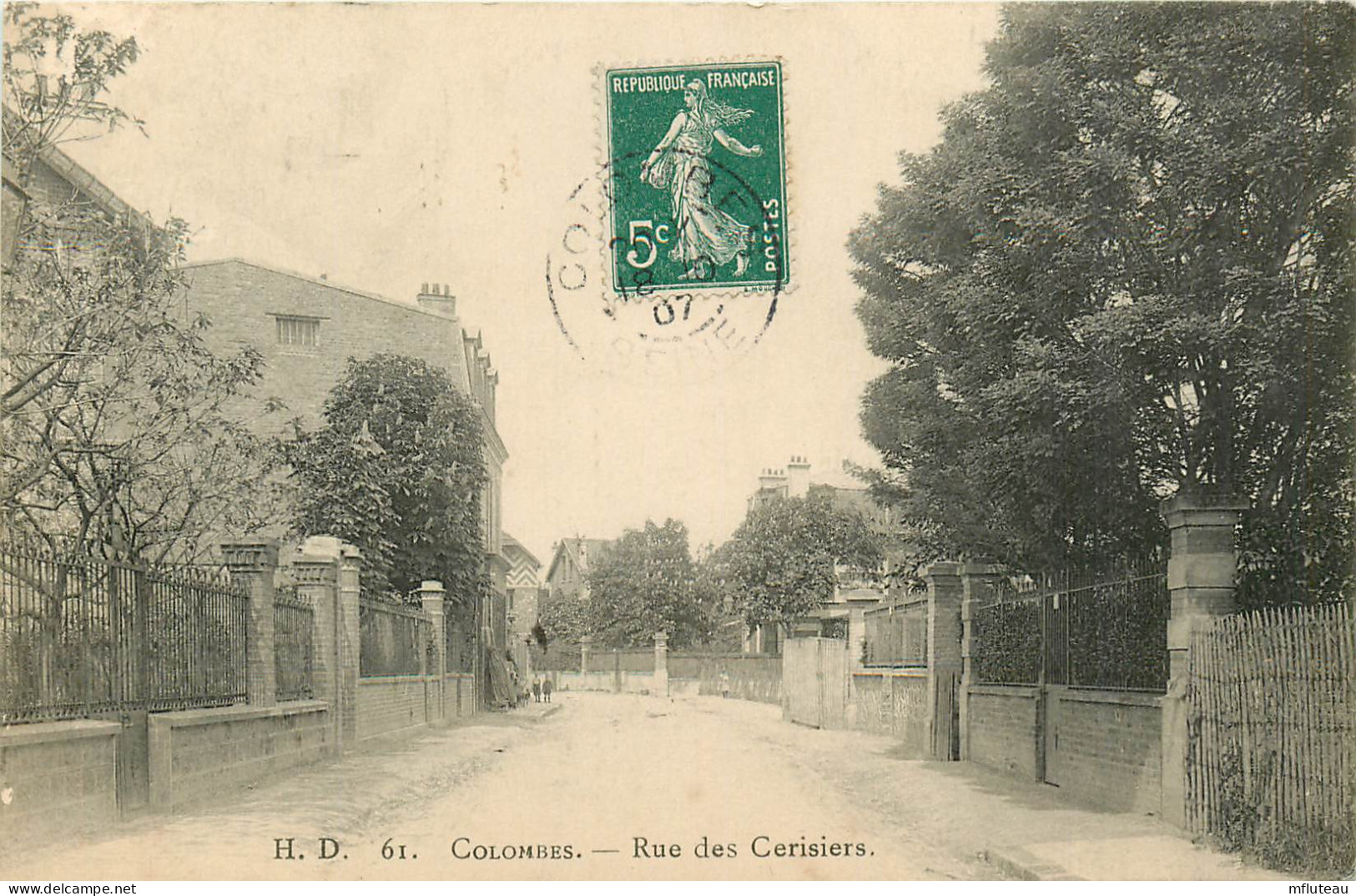 92* COLOMBES Rue Des Cerisiers      RL13.0967 - Colombes