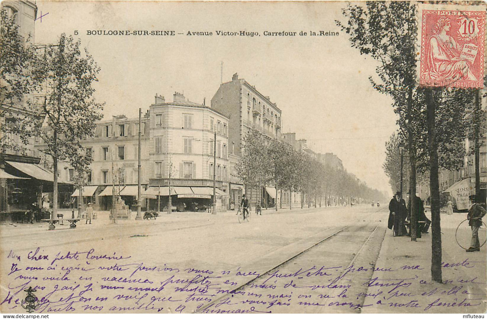 92* BOULOGNE S/SEINE  Av Victor Hugo      RL13.0955 - Boulogne Billancourt