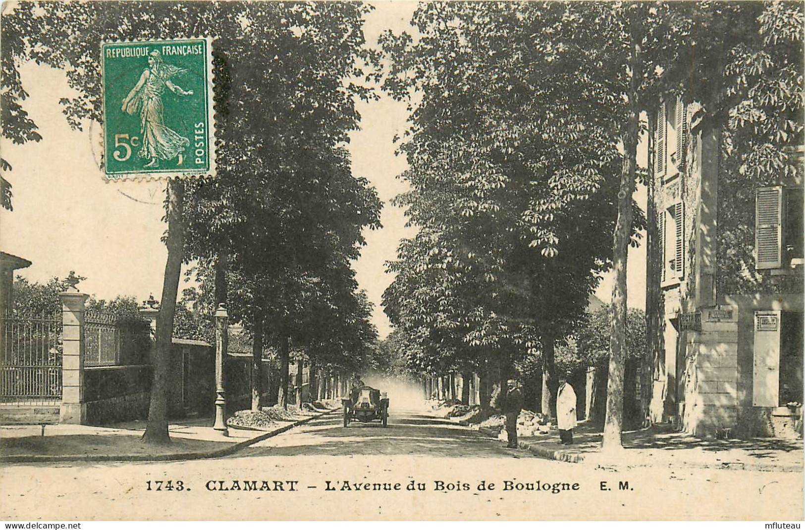 92* CLAMART Av Du Bois De Boulogne       RL13.0949 - Clamart