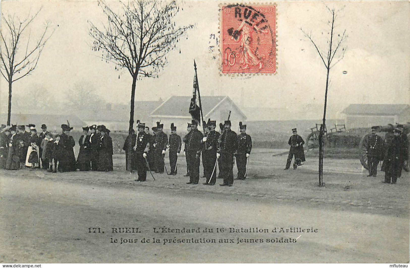92* RUEIL Etandard Du 16e Bataillon Artillerie       RL13.0941 - Other & Unclassified