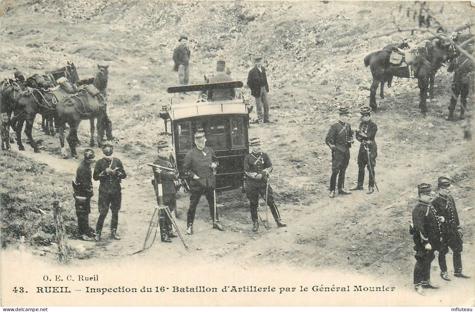 92* RUEIL Inspection Du 16r Artillerie  - General Mounier        RL13.0939 - Other & Unclassified