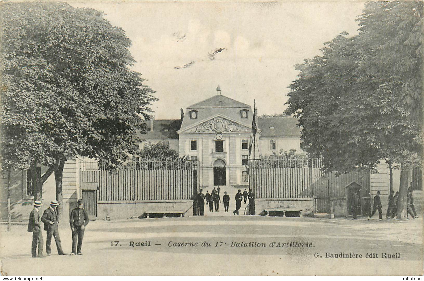 92* RUEIL Caserne Du 17e Bataillon Artillerie      RL13.0928 - Barracks