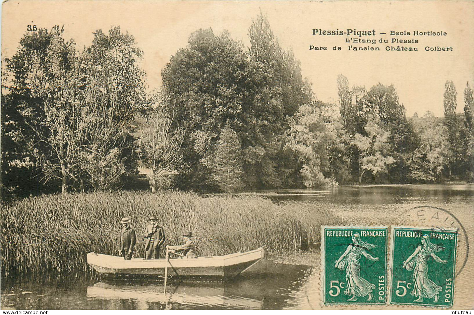 92* PLESSIS PIQUET Ecole Horticole  - Etang      RL13.0916 - Other & Unclassified