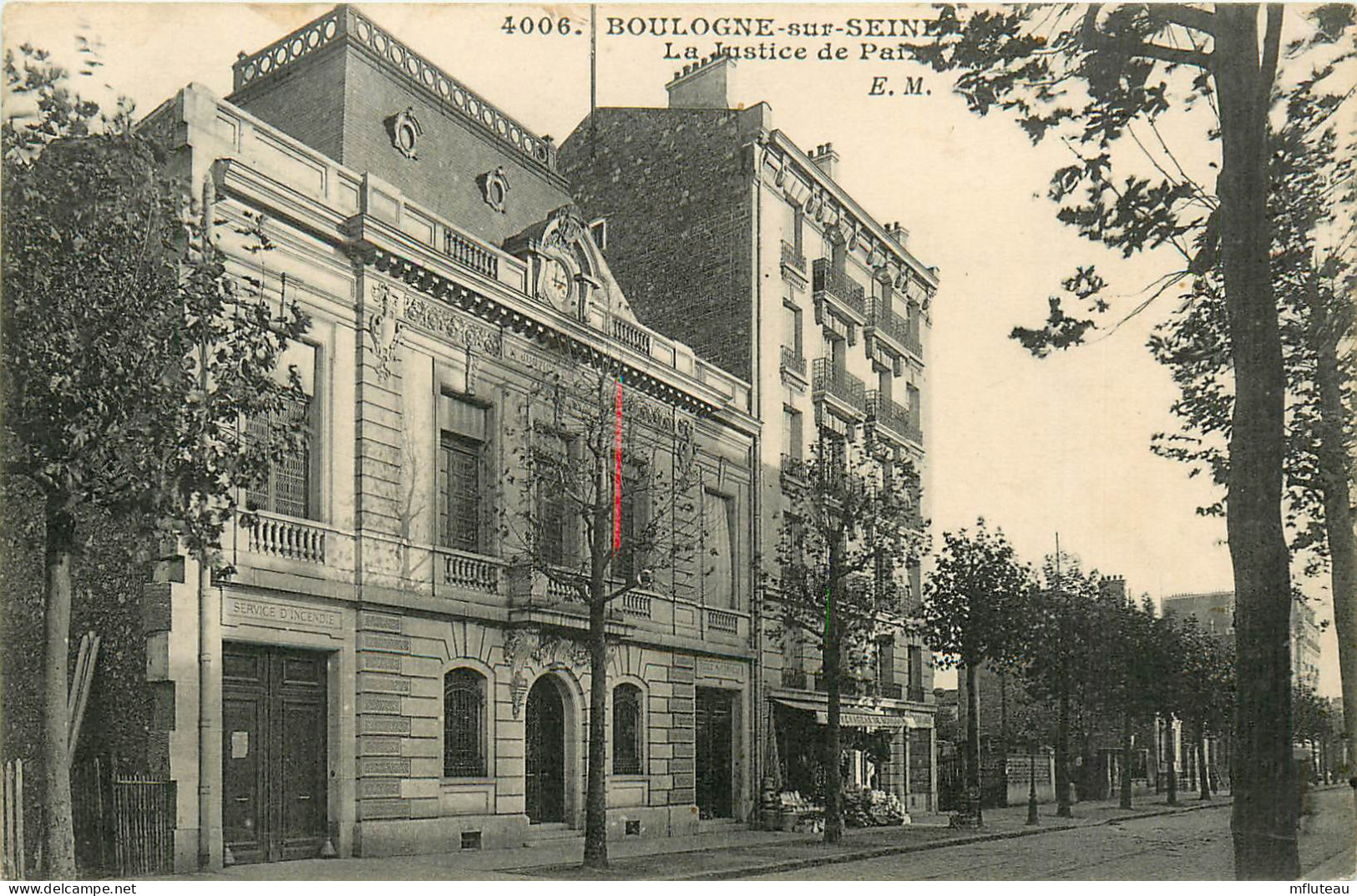 92* BOULOGNE S/SEINE La Justice De Paix      RL13.0882 - Boulogne Billancourt