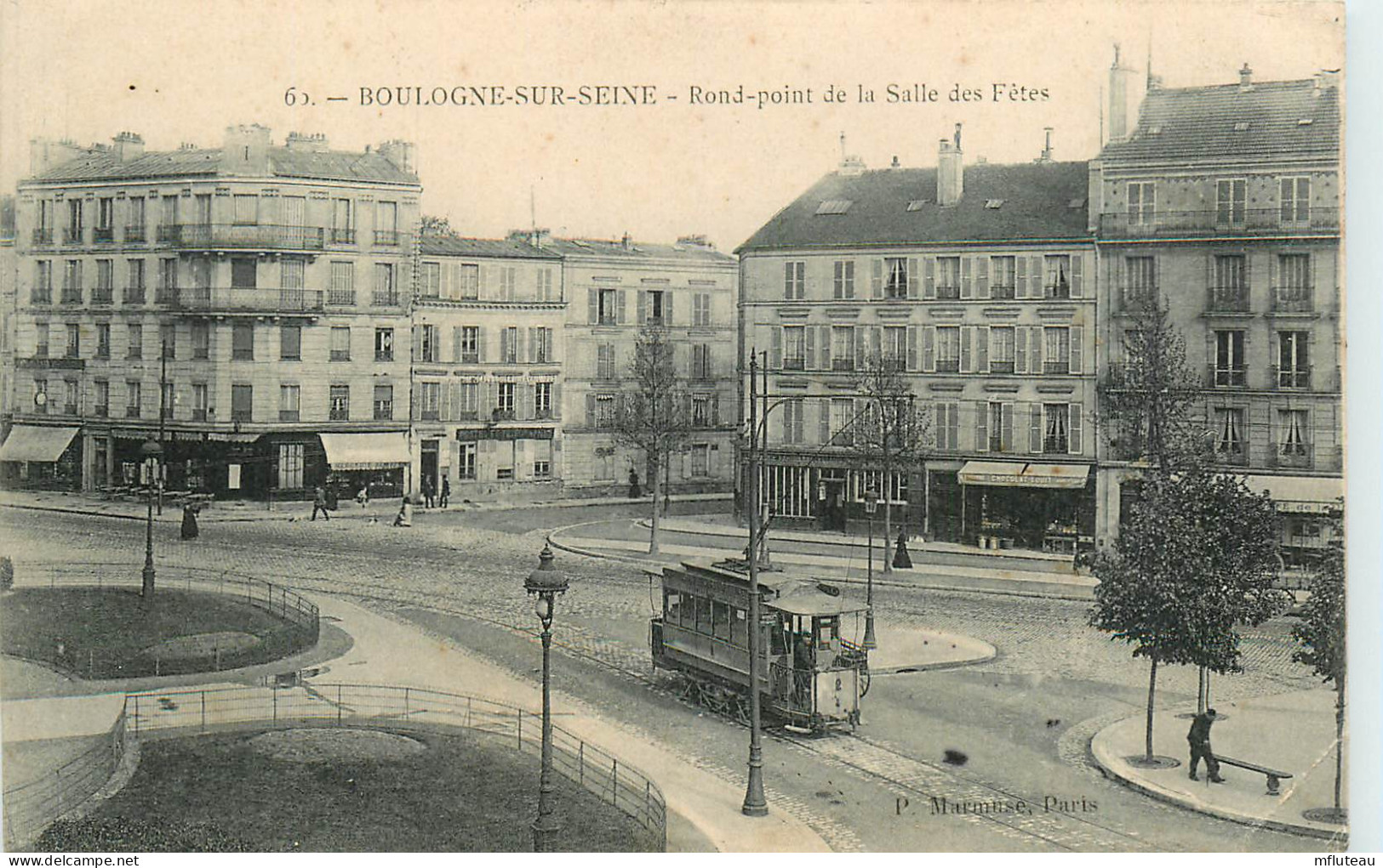 92* BOULOGNE S/SEINE  Rond Point De La Salle Des Fetes      RL13.0872 - Boulogne Billancourt