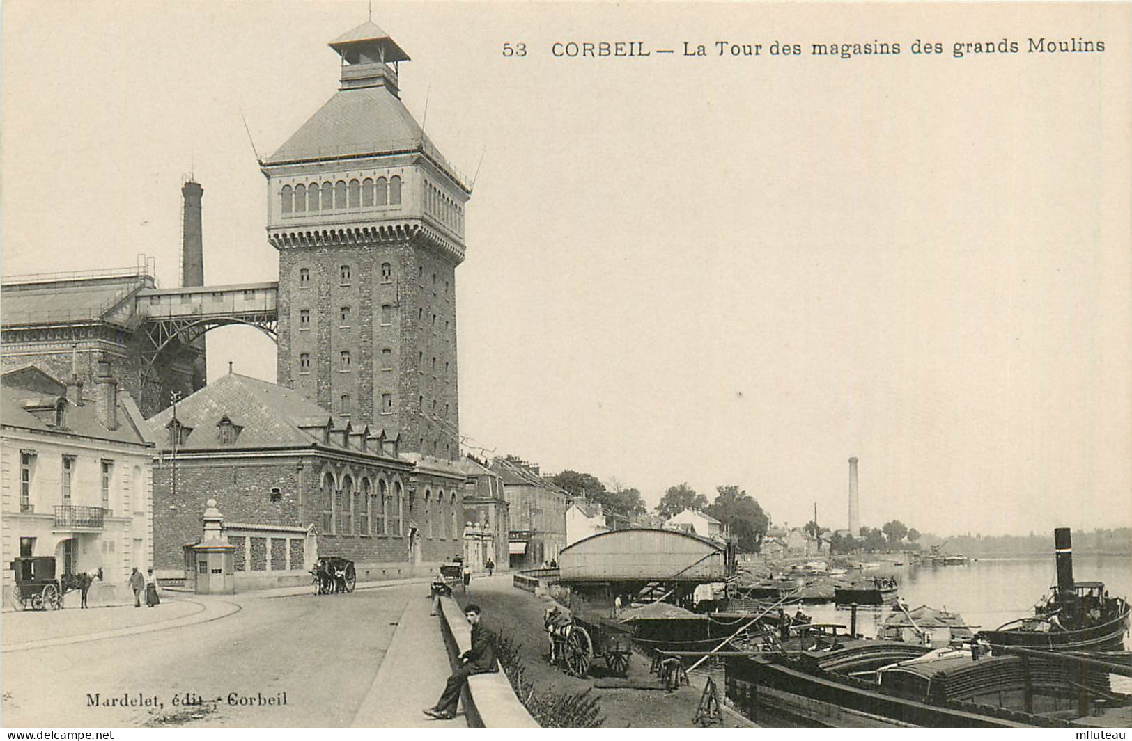 91* CORBEIL Tour Magasins Des Grands Moulins     RL13.0810 - Corbeil Essonnes