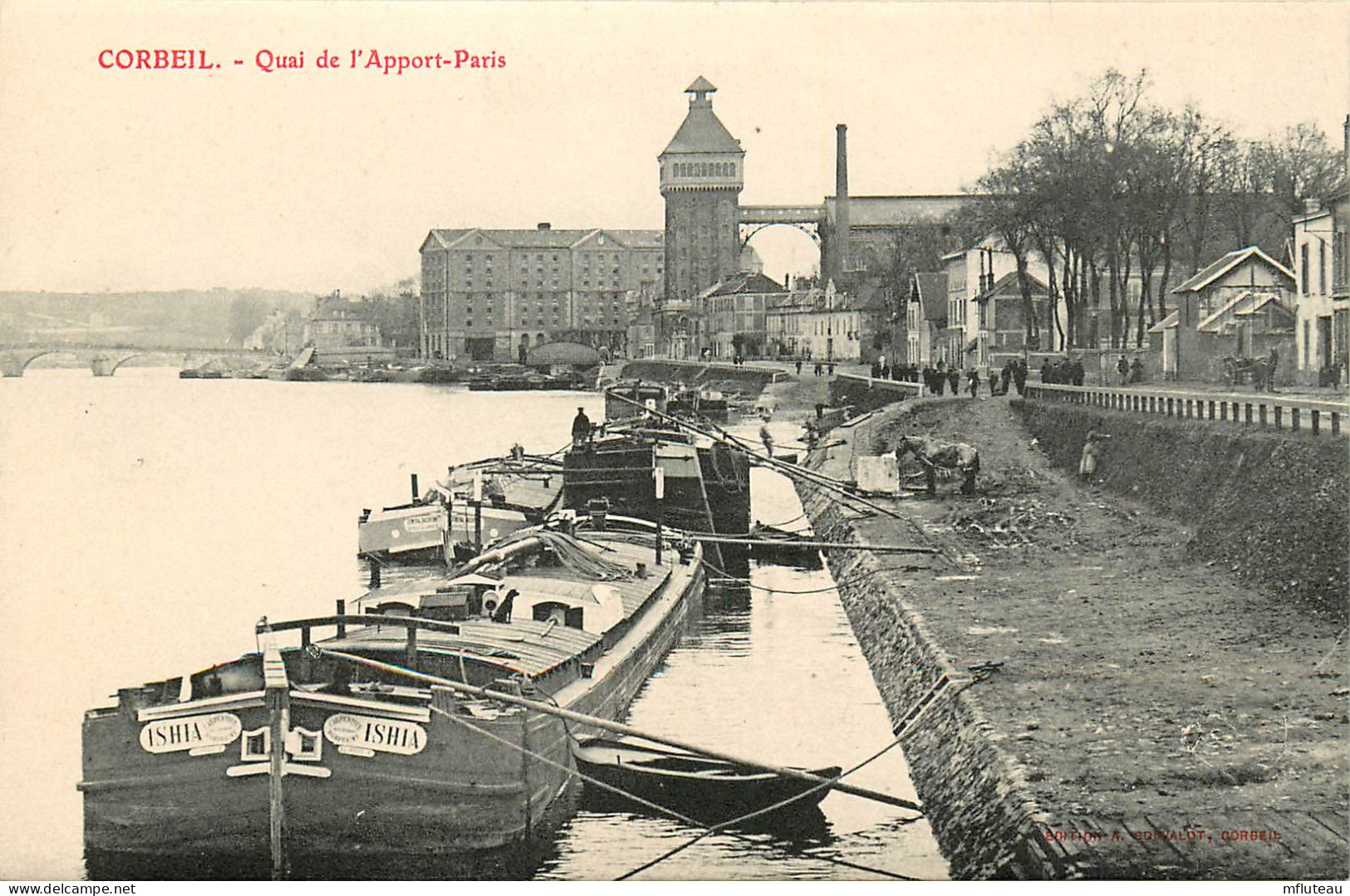 91* CORBEIL Quai De L Apport Paris      RL13.0809 - Corbeil Essonnes