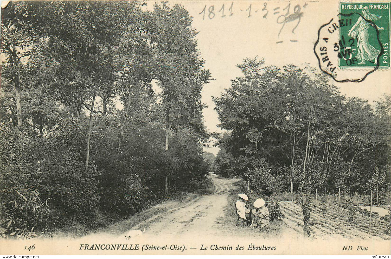 91* FRANCONVILLE Chemin De Eboulures      RL13.0808 - Sonstige & Ohne Zuordnung