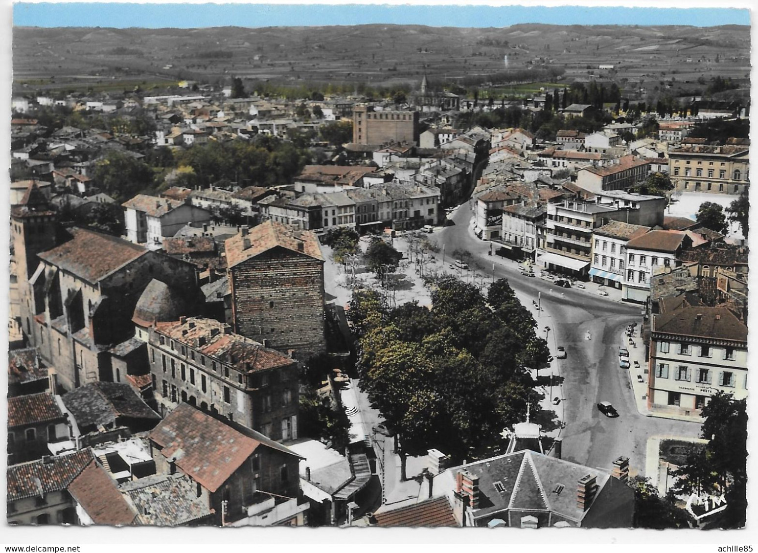 Gaillac , Aérienne , Centre Ville , église - Gaillac