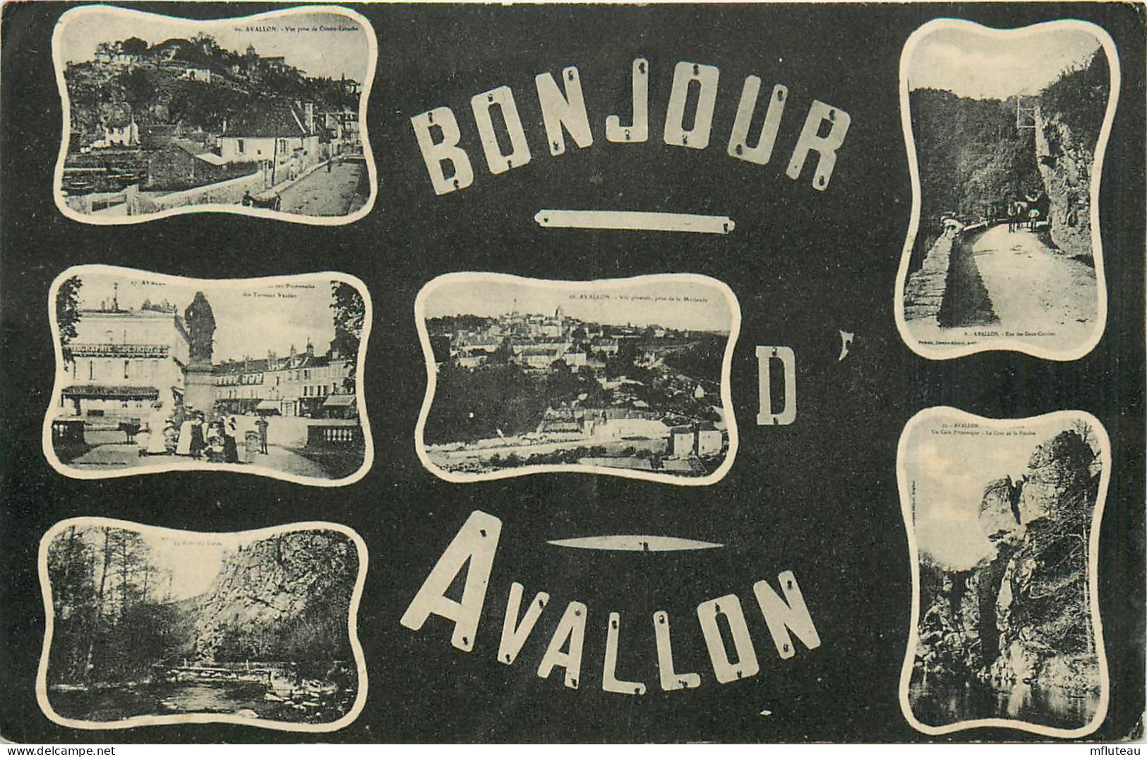 89* AVALLON  Un Bonjour  Multivues      RL13.0730 - Avallon