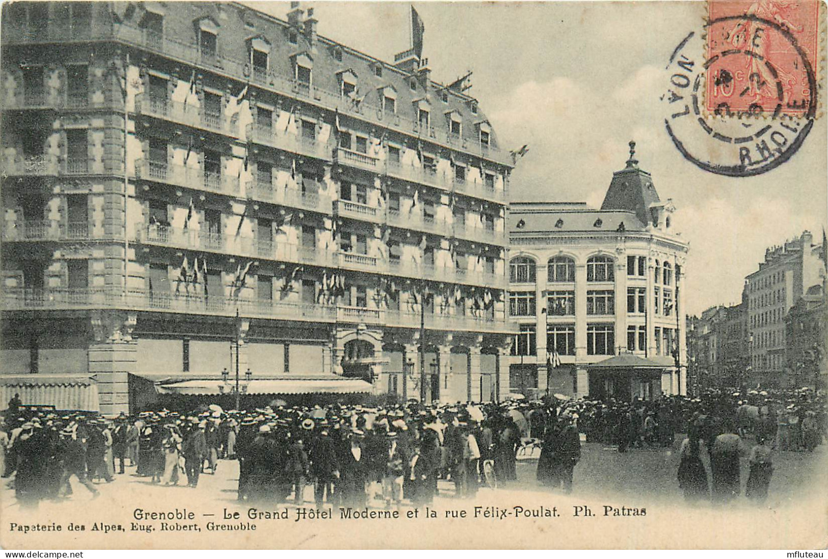 38* GRENOBLE Le Grand Hotel Moderne      RL13.0669 - Grenoble